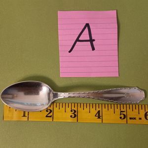 1902 Tiffany & Co Sterling Silver Marquise Pattern Teaspoon Mono G "A Li…